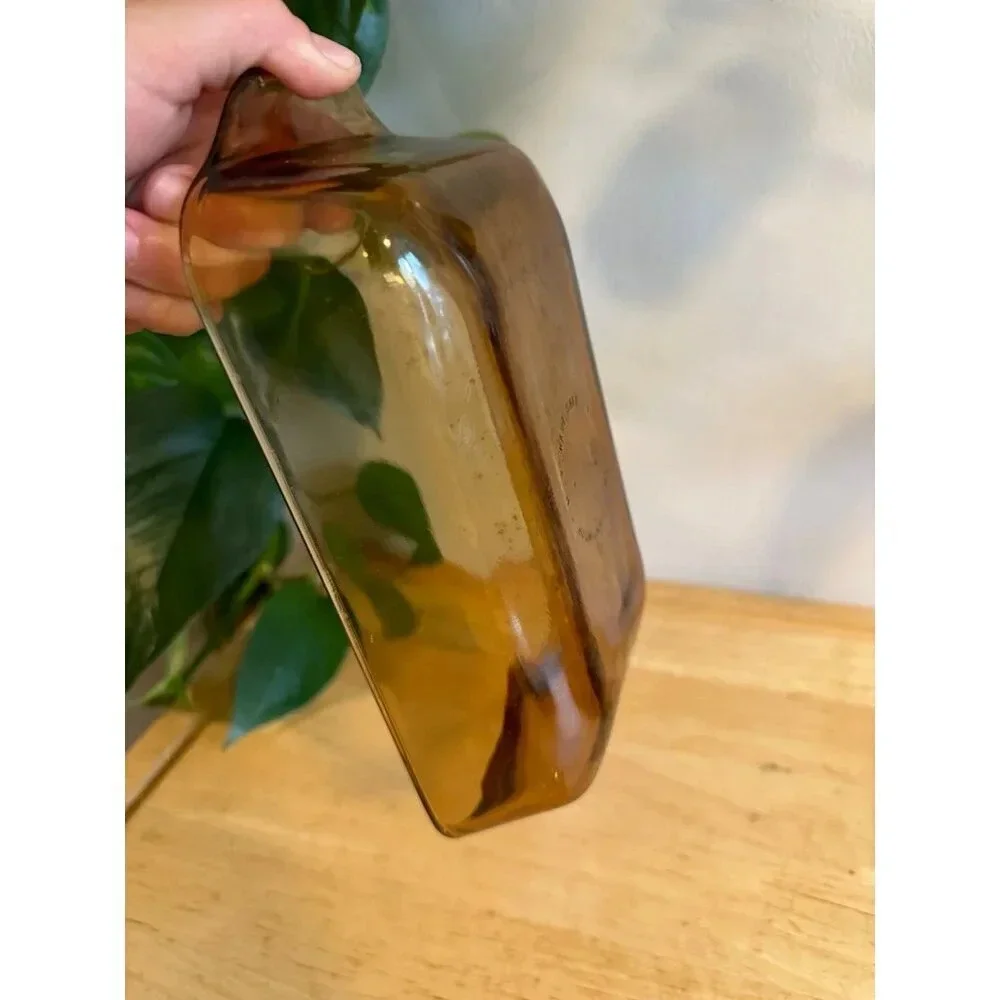 Vintage Brown glass Loaf Dish